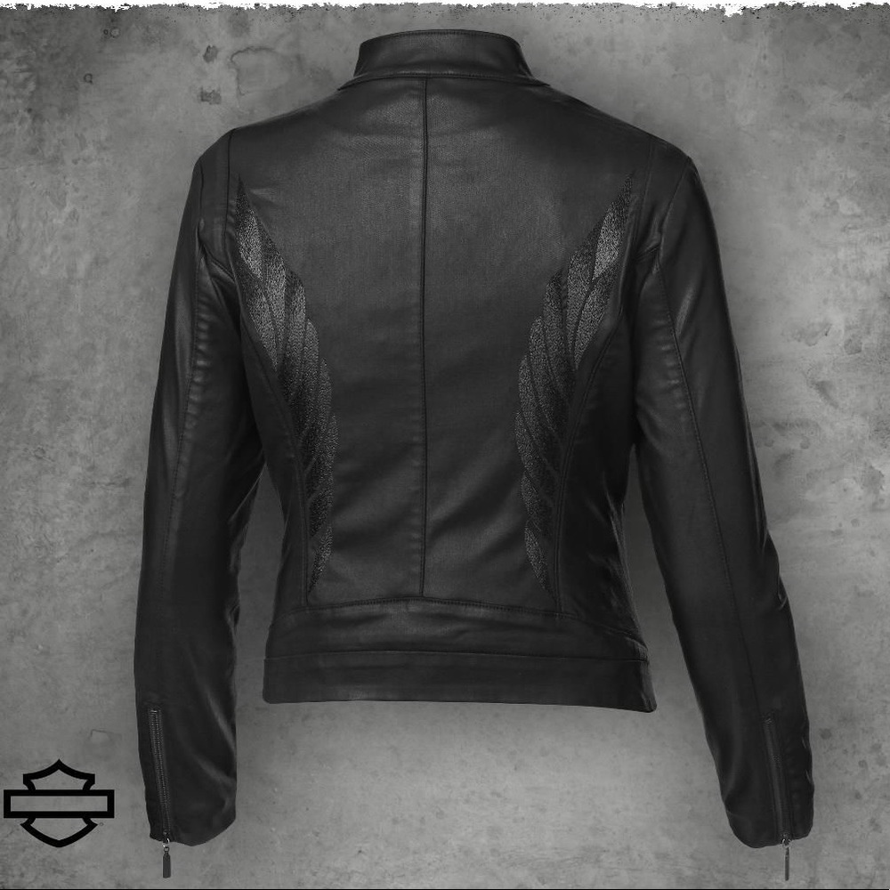 Harely-Davidson Wing Back Coated Jacket